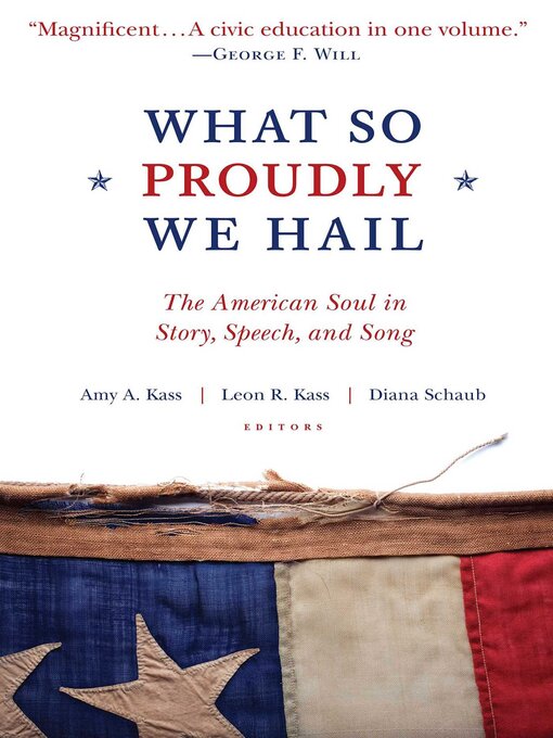 Cover image for What So Proudly We Hail